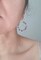 Boho Chunky Heishi Gemstone Hoops - Thick Crystal Beaded Hoop Earrings, Heishi Bead Hoops, Sterling Silver, 14K Gold and Rose Gold Filled product 2